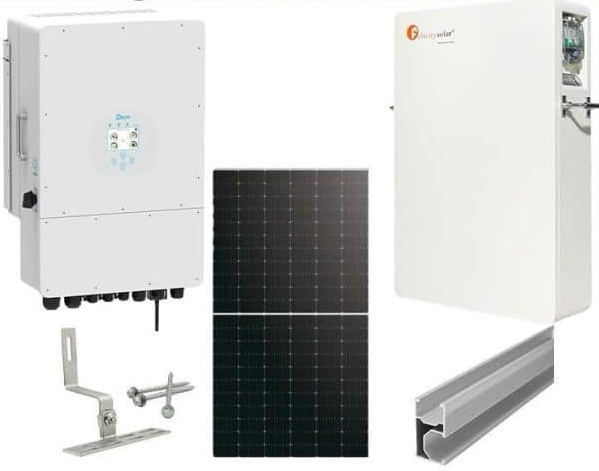 Kit solar complet rezidential 5,64kWp cu stocare 11,8 KWp -Monofazat