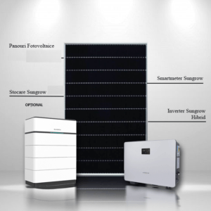 Sistem fotovoltaic 5 kW  Hybrid Monofazat Sungrow